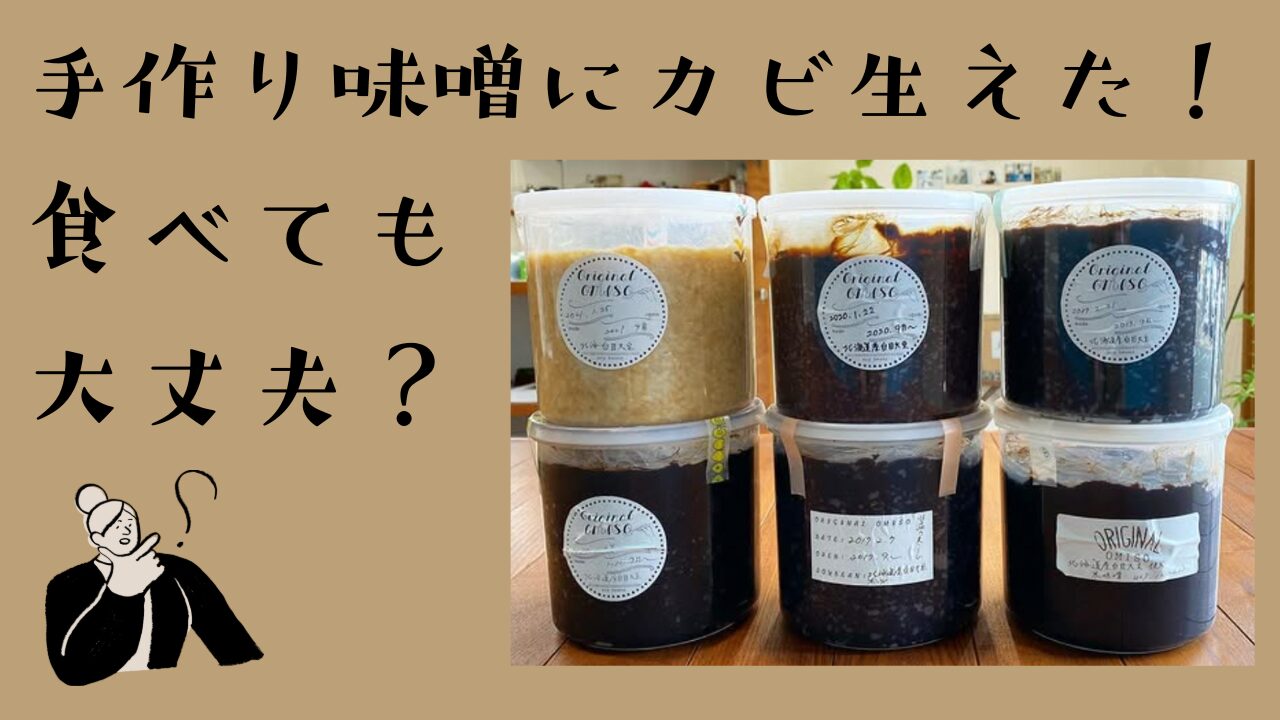 手作り味噌にカビが生えても食べられる？カビを生えにくくするには？