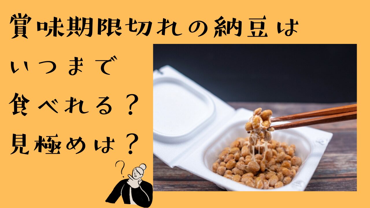 賞味期限切れの納豆はいつまで食ベられる？傷んだ時の見極め方は？